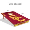 image:imageYouTheFan NCAA 2 x 3 Wood Cornhole Game with Logo BagsUSC Trojans