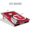 image:imageYouTheFan NCAA 2 x 3 Wood Cornhole Game with Logo BagsUtah Utes