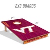 image:imageYouTheFan NCAA 2 x 3 Wood Cornhole Game with Logo BagsVirginia Tech Hokies