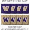 image:imageYouTheFan NCAA 2 x 3 Wood Cornhole Game with Logo BagsWashington Huskies