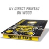 image:imageYouTheFan NCAA 2 x 3 Wood Cornhole Game with Logo BagsWichita State Shockers