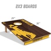 image:imageYouTheFan NCAA 2 x 3 Wood Cornhole Game with Logo BagsWyoming Cowboys