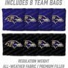 image:imageYouTheFan NFL 2 x 3 Wood Cornhole Game with Logo BagsTeam Colors