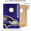 image:imageYouTheFan NFL 2 x 3 Wood Cornhole Game with Logo BagsTeam Colors