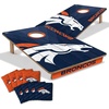 image:imageYouTheFan NFL 2 x 3 Wood Cornhole Game with Logo BagsTeam Colors