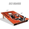 image:imageYouTheFan NFL 2 x 3 Wood Cornhole Game with Logo BagsTeam Colors