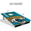 image:imageYouTheFan NFL 2 x 3 Wood Cornhole Game with Logo BagsTeam Colors