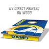 image:imageYouTheFan NFL 2 x 3 Wood Cornhole Game with Logo BagsTeam Colors