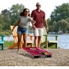 image:imageYouTheFan NFL 2 x 3 Wood Cornhole Game with Logo BagsTeam Colors