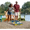image:imageYouTheFan NFL 2 x 3 Wood Cornhole Game with Logo BagsTeam Colors