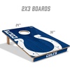 image:imageYouTheFan NFL 2 x 3 Wood Cornhole Game with Logo BagsTeam Colors