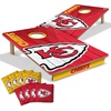 image:imageYouTheFan NFL 2 x 3 Wood Cornhole Game with Logo BagsTeam Colors
