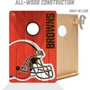 image:imageYouTheFan NFL 2 x 3 Wood Cornhole Game with Logo BagsTeam Colors