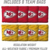 image:imageYouTheFan NFL 2 x 3 Wood Cornhole Game with Logo BagsTeam Colors