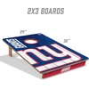 image:imageYouTheFan NFL 2 x 3 Wood Cornhole Game with Logo BagsTeam Colors