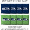 image:imageYouTheFan NFL 2 x 3 Wood Cornhole Game with Logo BagsTeam Colors