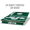 image:imageYouTheFan NFL 2 x 3 Wood Cornhole Game with Logo BagsTeam Colors