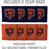 image:imageYouTheFan NFL 2 x 3 Wood Cornhole Game with Logo BagsTeam Colors