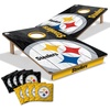 image:imageYouTheFan NFL 2 x 3 Wood Cornhole Game with Logo BagsTeam Colors
