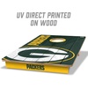 image:imageYouTheFan NFL 2 x 3 Wood Cornhole Game with Logo BagsTeam Colors