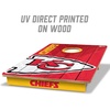 image:imageYouTheFan NFL 2 x 3 Wood Cornhole Game with Logo BagsTeam Colors