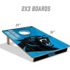 image:imageYouTheFan NFL 2 x 3 Wood Cornhole Game with Logo BagsTeam Colors