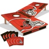 image:imageYouTheFan NFL 2 x 3 Wood Cornhole Game with Logo BagsTeam Colors