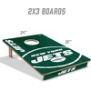 image:imageYouTheFan NFL 2 x 3 Wood Cornhole Game with Logo BagsTeam Colors
