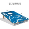 image:imageYouTheFan NFL 2 x 3 Wood Cornhole Game with Logo BagsTeam Colors