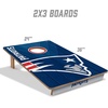 image:imageYouTheFan NFL 2 x 3 Wood Cornhole Game with Logo BagsTeam Colors