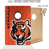 image:imageYouTheFan NFL 2 x 3 Wood Cornhole Game with Logo BagsTeam Colors