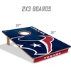 image:imageYouTheFan NFL 2 x 3 Wood Cornhole Game with Logo BagsTeam Colors