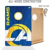 image:imageYouTheFan NFL 2 x 3 Wood Cornhole Game with Logo BagsTeam Colors