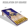image:imageYouTheFan NFL 2 x 4 Slogan Series Professional Wood Cornhole Game with Logo BagsBaltimore Ravens