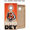 image:imageYouTheFan NFL 2 x 4 Slogan Series Professional Wood Cornhole Game with Logo BagsCincinnati Bengals