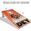 image:imageYouTheFan NFL 2 x 4 Slogan Series Professional Wood Cornhole Game with Logo BagsCincinnati Bengals
