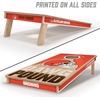 image:imageYouTheFan NFL 2 x 4 Slogan Series Professional Wood Cornhole Game with Logo BagsCleveland Browns