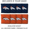 image:imageYouTheFan NFL 2 x 4 Slogan Series Professional Wood Cornhole Game with Logo BagsDenver Broncos