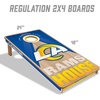 image:imageYouTheFan NFL 2 x 4 Slogan Series Professional Wood Cornhole Game with Logo BagsLos Angeles Rams