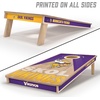 image:imageYouTheFan NFL 2 x 4 Slogan Series Professional Wood Cornhole Game with Logo BagsMinnesota Vikings