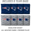 image:imageYouTheFan NFL 2 x 4 Slogan Series Professional Wood Cornhole Game with Logo BagsNew England Patriots