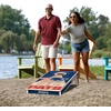 image:imageYouTheFan NFL 2 x 4 Slogan Series Professional Wood Cornhole Game with Logo BagsNew England Patriots