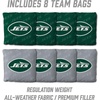 image:imageYouTheFan NFL 2 x 4 Slogan Series Professional Wood Cornhole Game with Logo BagsNew York Jets