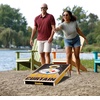 image:imageYouTheFan NFL 2 x 4 Slogan Series Professional Wood Cornhole Game with Logo BagsPittsburgh Steelers