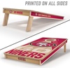 image:imageYouTheFan NFL 2 x 4 Slogan Series Professional Wood Cornhole Game with Logo BagsSan Francisco 49ers
