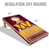 image:imageYouTheFan NFL 2 x 4 Slogan Series Professional Wood Cornhole Game with Logo BagsWashington Commanders