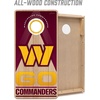 image:imageYouTheFan NFL 2 x 4 Slogan Series Professional Wood Cornhole Game with Logo BagsWashington Commanders