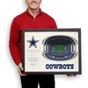 image:imageYouTheFan NFL 25Layer StadiumView Wall ArtDallas Cowboys