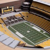 image:imageYouTheFan NFL 25Layer StadiumView Wall ArtPittsburgh Steelers