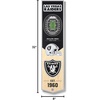 image:imageYouTheFan NFL 3D Stadium Banner 8 x 32 InchesLas Vegas Raiders